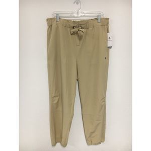 Apana X-Large Yoga Jogger Pants Lightweight Khaki Color NWT